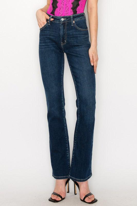 Mid Rise Flare Jeans- Doss Dollz