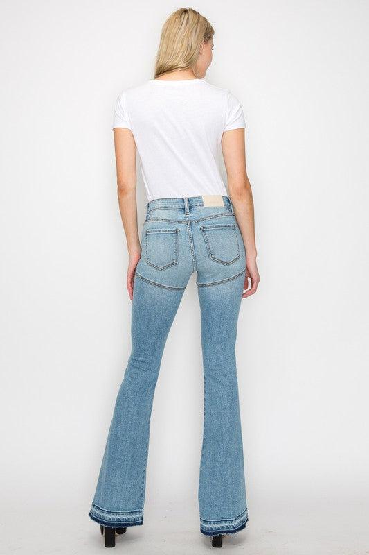 Mid Rise Flare Jeans- Doss Dollz