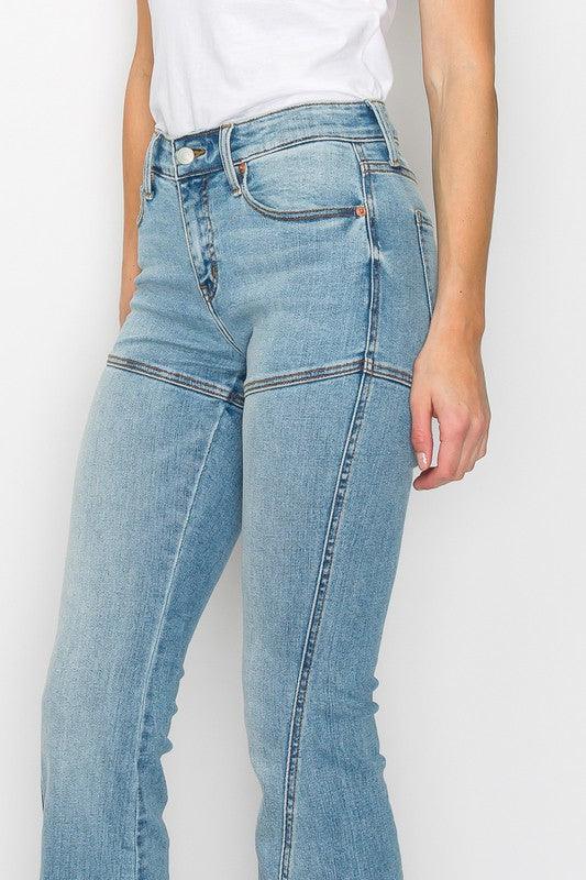 Mid Rise Flare Jeans- Doss Dollz