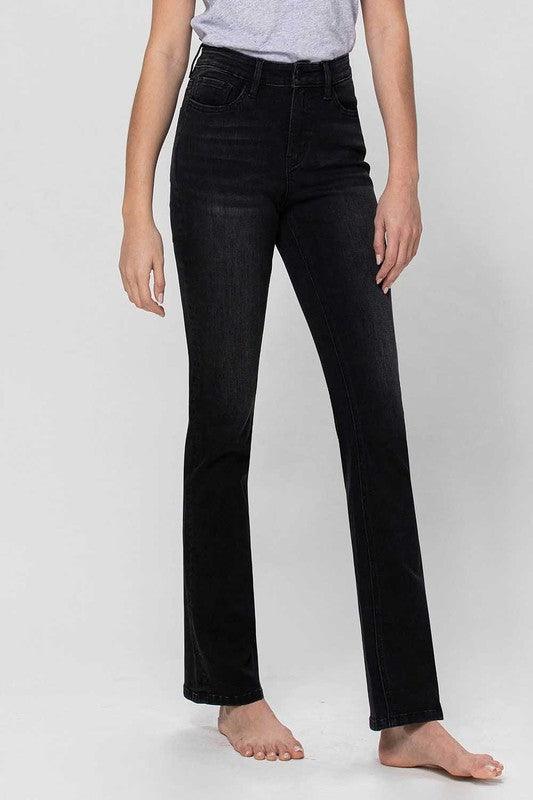 Mid Rise Flare Jeans- Doss Dollz