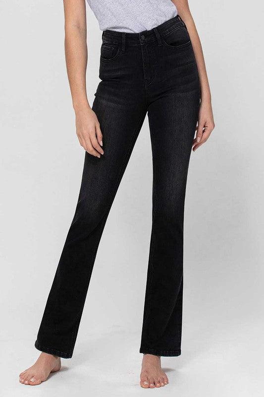 Mid Rise Flare Jeans- Doss Dollz