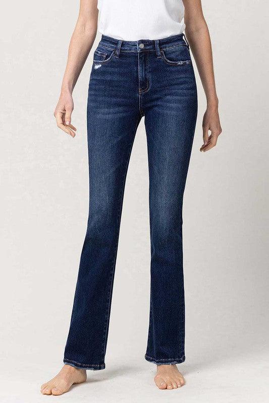 Mid Rise Flare Jeans- Doss Dollz