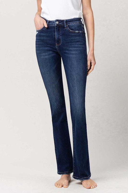 Mid Rise Flare Jeans- Doss Dollz