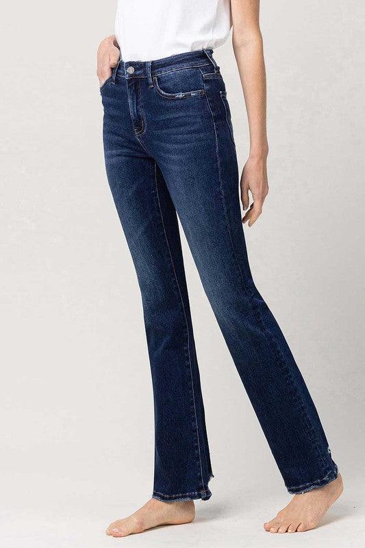 Mid Rise Flare Jeans- Doss Dollz