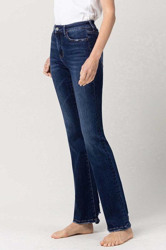 Mid Rise Flare Jeans- Doss Dollz