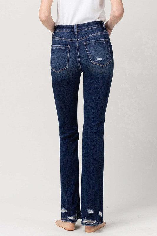 Mid Rise Flare Jeans- Doss Dollz