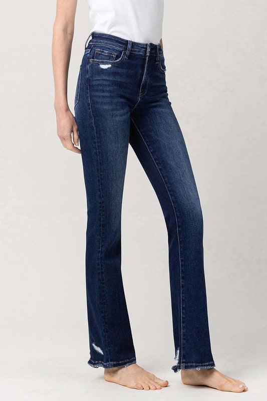 Mid Rise Flare Jeans- Doss Dollz