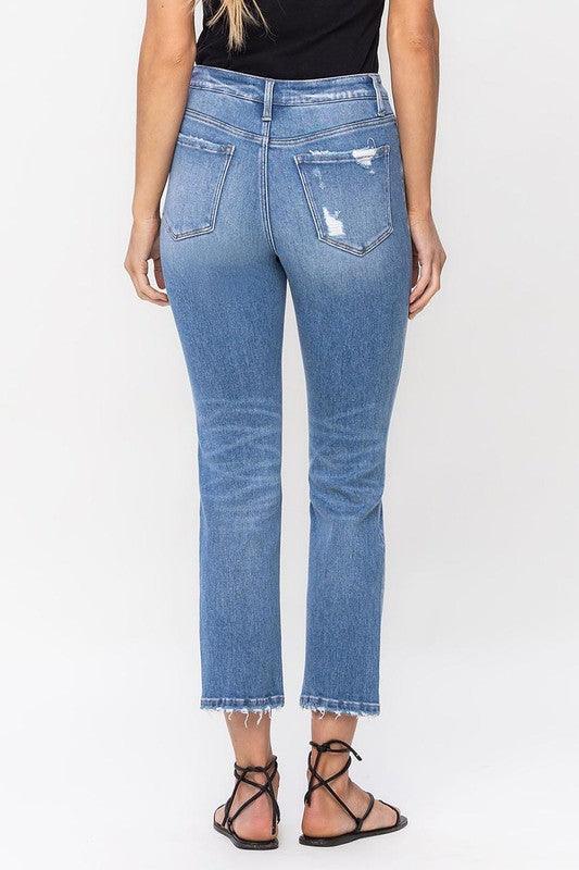 Mid Rise Flare Jeans- Doss Dollz