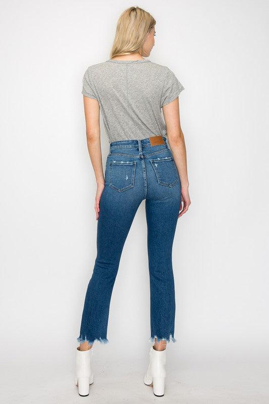 Mid Rise Flare Jeans- Doss Dollz