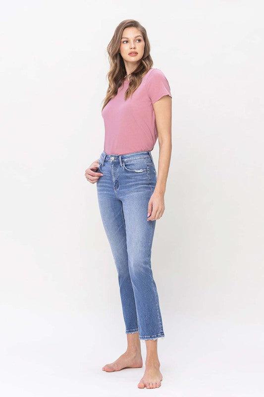 Mid Rise Flare Jeans- Doss Dollz