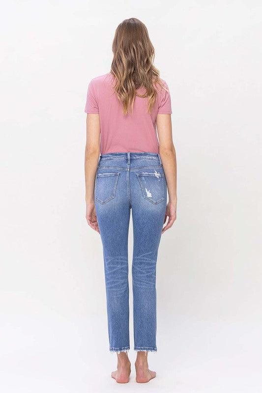 Mid Rise Flare Jeans- Doss Dollz