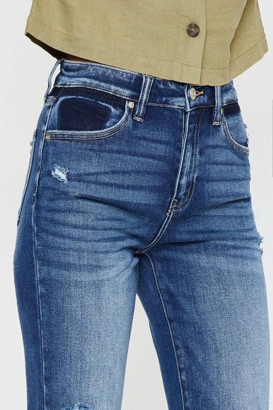 Mid Rise Flare Jeans- Doss Dollz