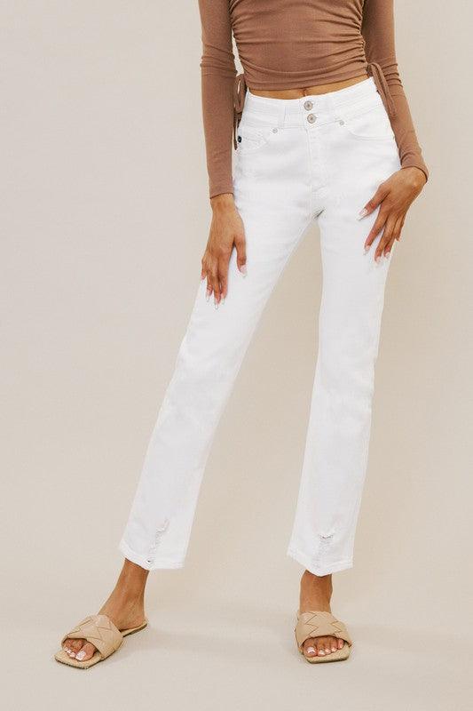 Mid Rise Flare Jeans- Doss Dollz