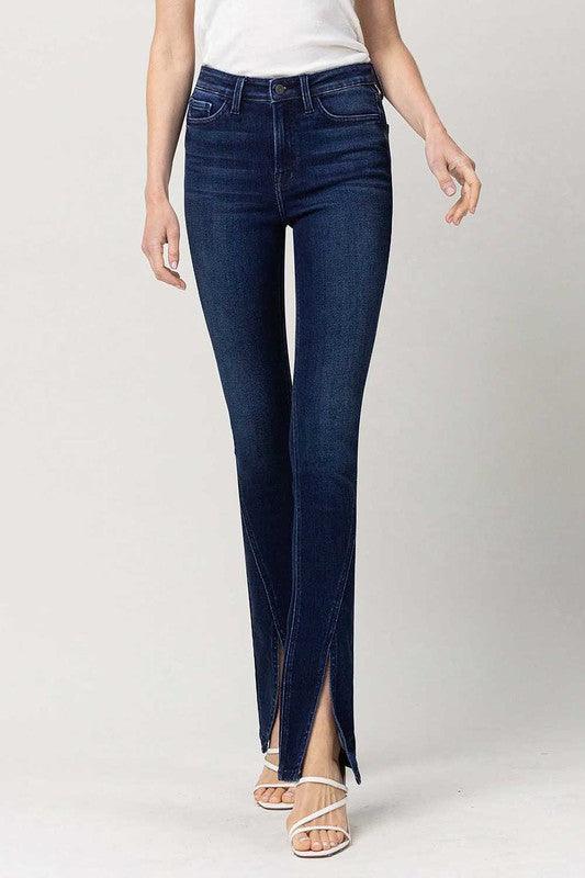 Mid Rise Flare Jeans- Doss Dollz