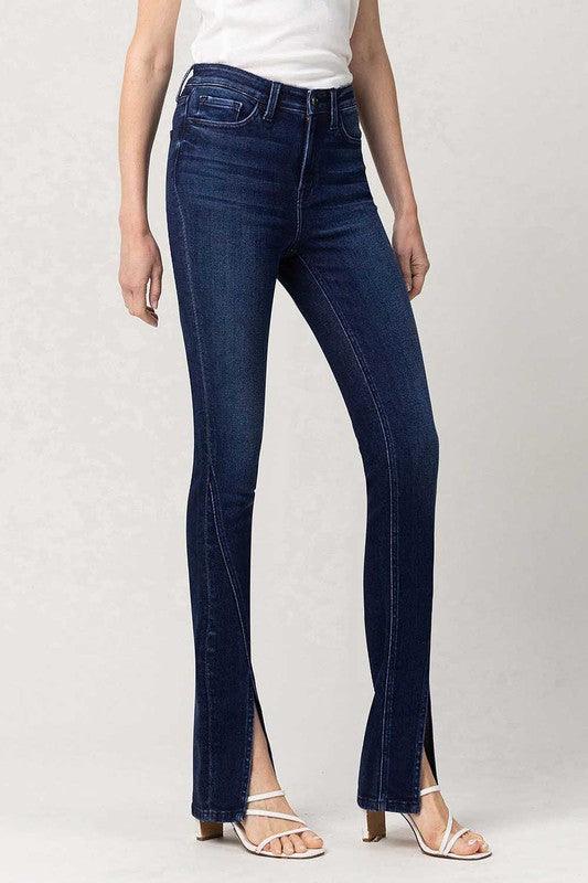 Mid Rise Flare Jeans- Doss Dollz