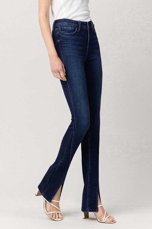 Mid Rise Flare Jeans- Doss Dollz