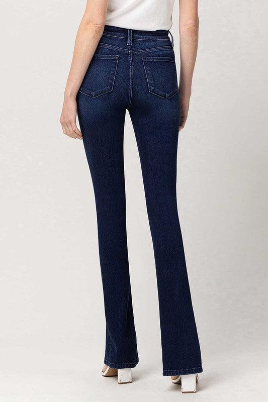 Mid Rise Flare Jeans- Doss Dollz