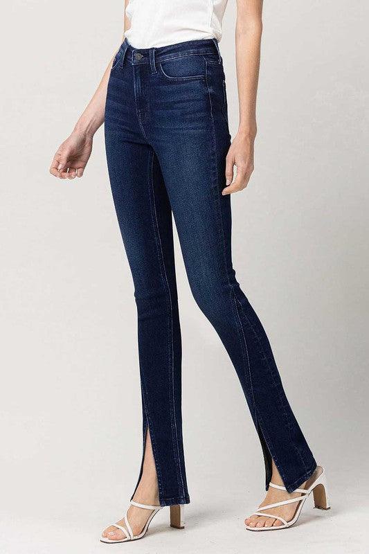 Mid Rise Flare Jeans- Doss Dollz