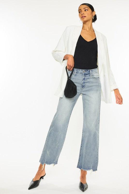 Mid Rise Flare Jeans- Doss Dollz