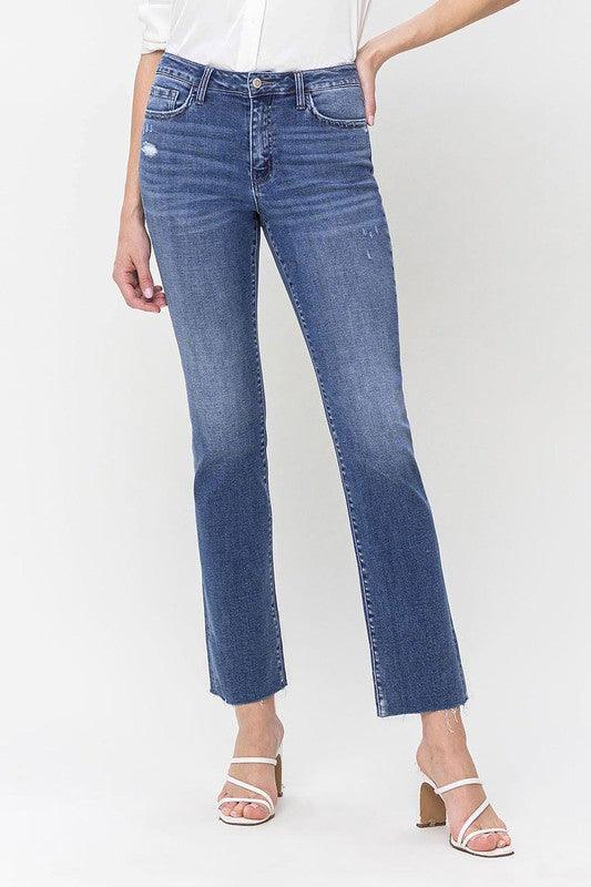 Mid Rise Flare Jeans- Doss Dollz