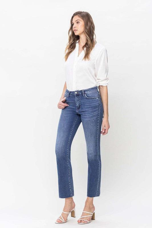 Mid Rise Flare Jeans- Doss Dollz