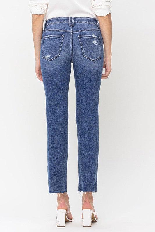 Mid Rise Flare Jeans- Doss Dollz