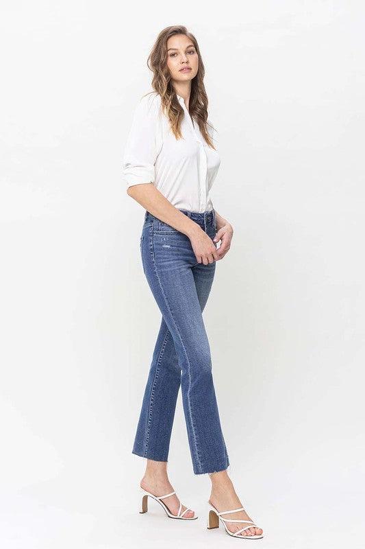 Mid Rise Flare Jeans- Doss Dollz