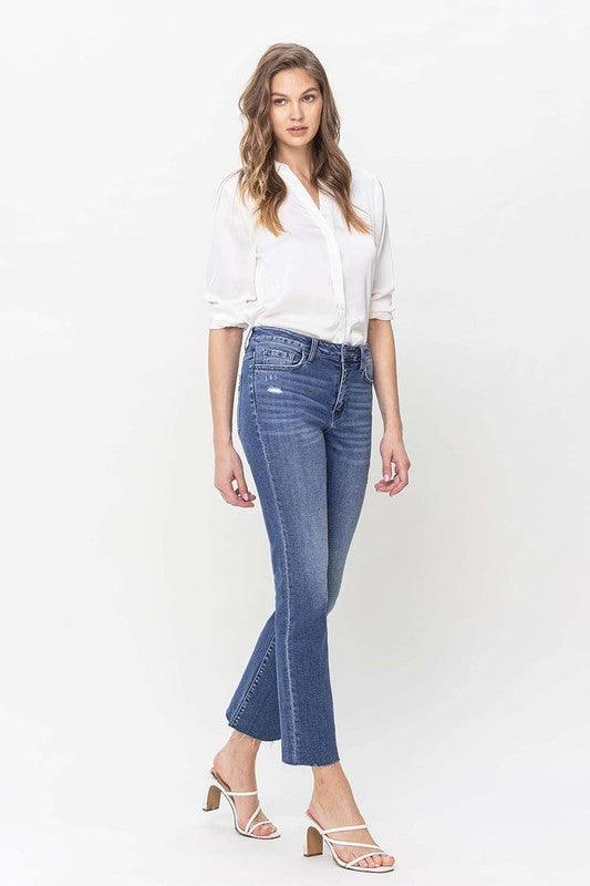 Mid Rise Flare Jeans- Doss Dollz