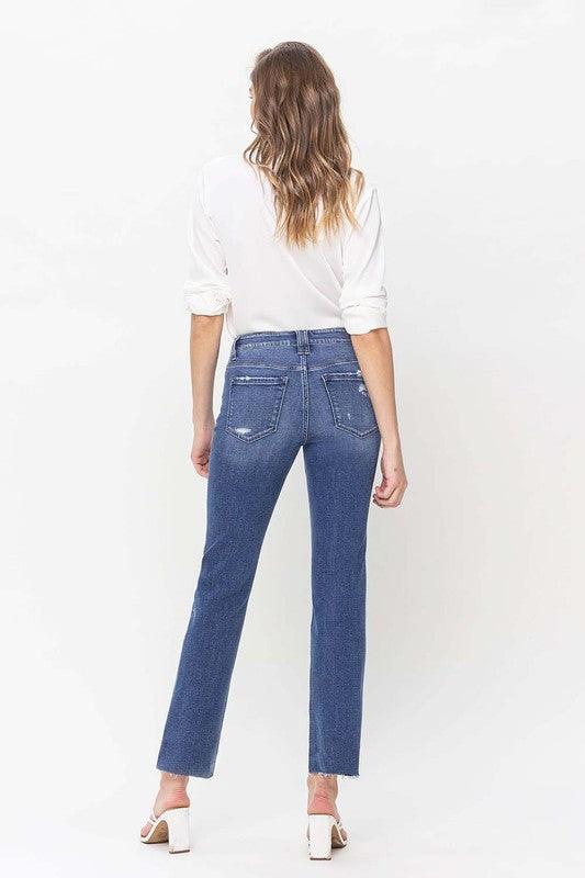 Mid Rise Flare Jeans- Doss Dollz