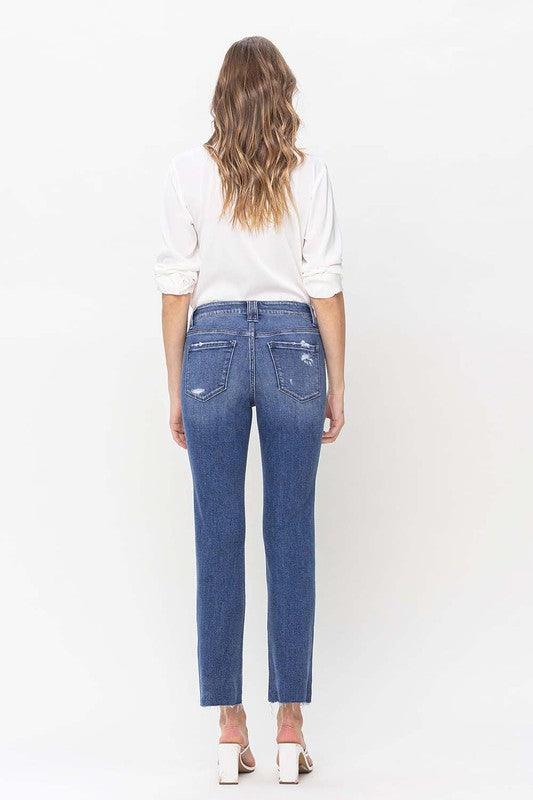 Mid Rise Flare Jeans- Doss Dollz