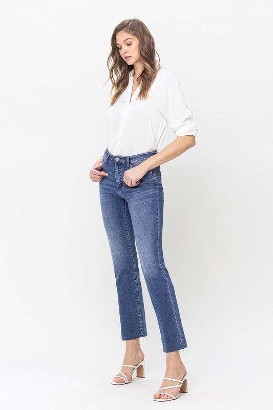 Mid Rise Flare Jeans- Doss Dollz