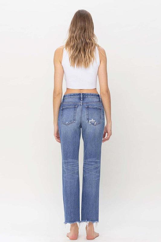 Mid Rise Flare Jeans- Doss Dollz