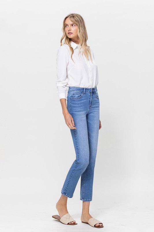 Mid Rise Flare Jeans- Doss Dollz