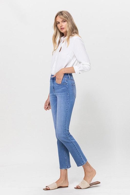 Mid Rise Flare Jeans- Doss Dollz