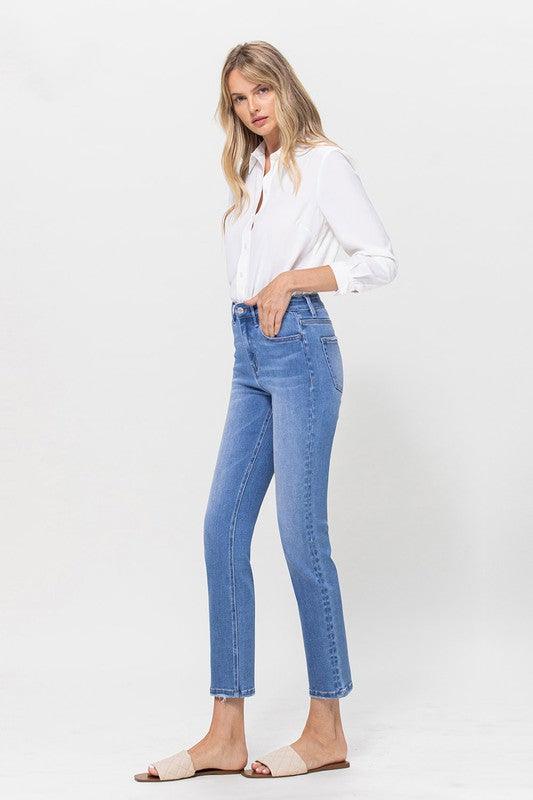 Mid Rise Flare Jeans- Doss Dollz