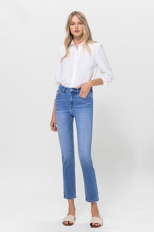 Mid Rise Flare Jeans- Doss Dollz