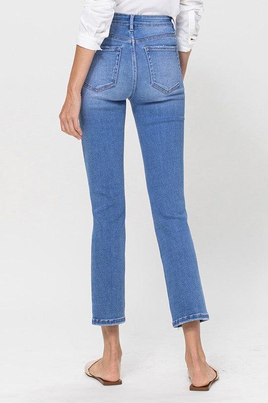 Mid Rise Flare Jeans- Doss Dollz