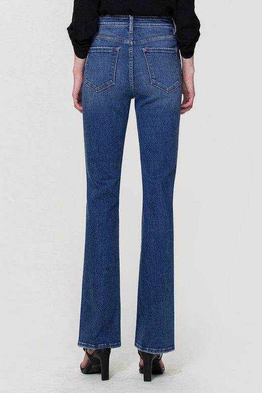 Mid Rise Flare Jeans- Doss Dollz