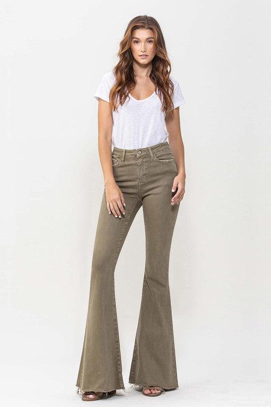 Mid Rise Flare Jeans- Doss Dollz