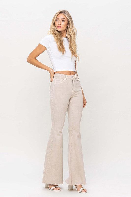 Mid Rise Flare Jeans- Doss Dollz