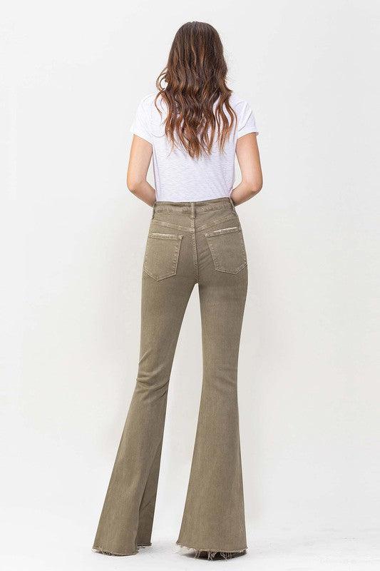 Mid Rise Flare Jeans- Doss Dollz