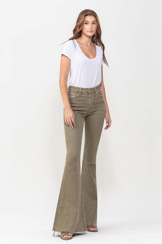 Mid Rise Flare Jeans- Doss Dollz