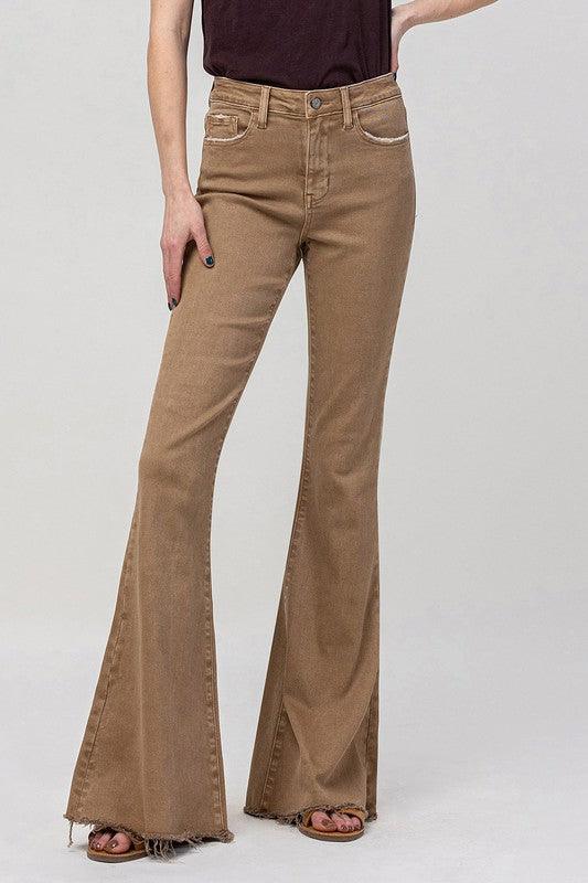 Mid Rise Flare Jeans- Doss Dollz