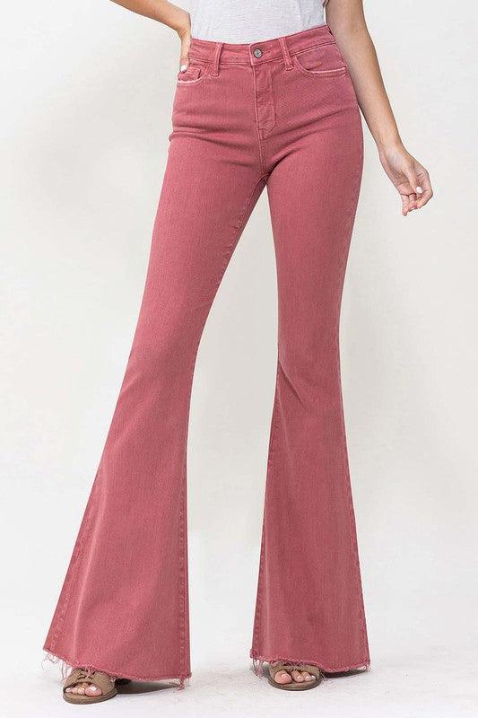 Mid Rise Flare Jeans- Doss Dollz