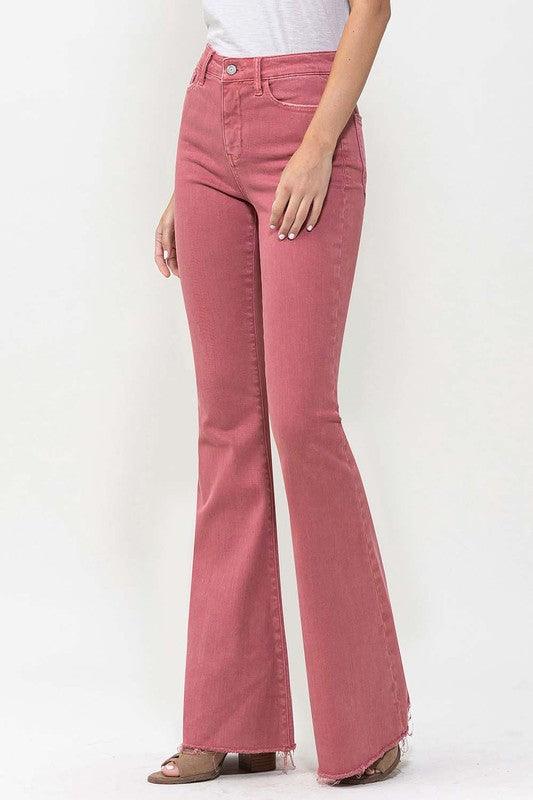 Mid Rise Flare Jeans- Doss Dollz