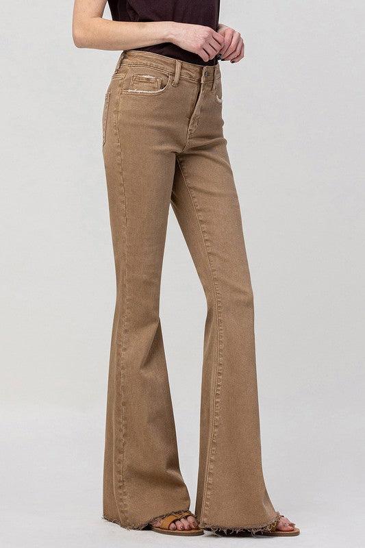 Mid Rise Flare Jeans- Doss Dollz