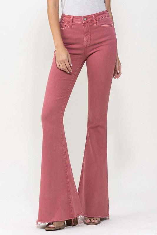 Mid Rise Flare Jeans- Doss Dollz