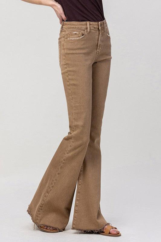 Mid Rise Flare Jeans- Doss Dollz