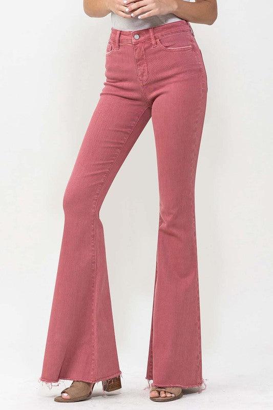 Mid Rise Flare Jeans- Doss Dollz