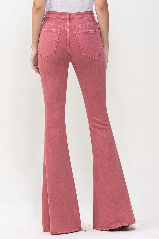 Mid Rise Flare Jeans- Doss Dollz